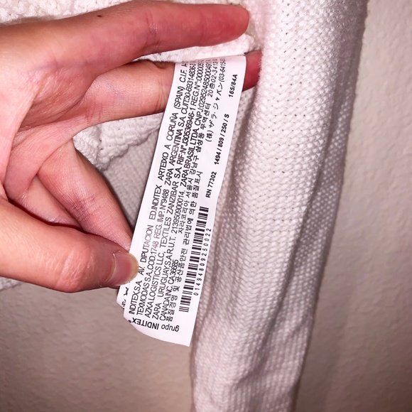 Lara Knit Ivory White Long Sleeve Knit Sweater - Picture 8 of 8